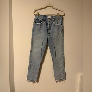Agolde Riley High Rise Straight Leg Jeans 26